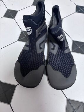 Black & Gray Neoprene Water Shoes with Grip